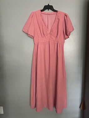 Women’s Simplee Linen Maxi Dress
